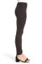 NIC+ZOE 147166 Women's Faux Suede Leggings Color Black Sz XS