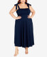 ფოტო #1 პროდუქტის Plus Size Monroe Shift Maxi Dress