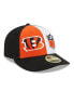Фото #3 товара Men's Orange, Black Cincinnati Bengals 2023 Sideline Low Profile 59FIFTY Fitted Hat