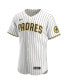 Фото #3 товара Men's Fernando Tatis Jr. White, Brown San Diego Padres Home Authentic Player Jersey