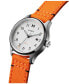Field II Men's Orange Nylon Watch 41mm