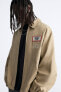 Фото #5 товара Куртка с нашивками и вышивкой ZARA