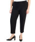 ფოტო #1 პროდუქტის Plus Size Shannon Mid-Rise Ankle Pants