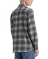 Фото #2 товара Men's Relaxed Fit Button-Front Flannel Worker Overshirt