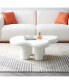 Фото #7 товара Cute Cloud Coffee Table for Living Room, Cream, 35inch