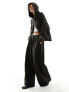 Фото #1 товара Weekday Tiana co-ord wide leg joggers in washed brown