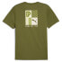 Puma M Concept Crew Neck Short Sleeve T-Shirt Mens Green Casual Tops 52488433