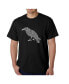 Фото #1 товара Men's Word Art T-Shirt - The Raven