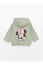 Фото #1 товара LCW baby Kapüşonlu Uzun Kollu Minnie Mouse Baskılı Kız Bebek Ceket