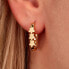 Gold-plated single earrings with stars LPS02ARQ156