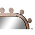 Фото #3 товара Настенное зеркало Home ESPRIT Чёрный Позолоченный Стеклянный Деревянный MDF Шинный полировщик 44 x 2,5 x 64 cm
