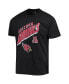 Фото #3 товара Men's Black Arizona Cardinals Slant T-shirt