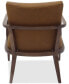 Фото #4 товара Henwick 28" Leather Accent Chair, Created for Macy's