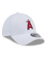 Фото #3 товара Men's White Los Angeles Angels Evergreen 39THIRTY Flex Hat