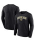 Фото #1 товара Men's Black Colorado Buffaloes Campus Long Sleeve T-shirt