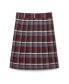 ფოტო #2 პროდუქტის Big Girls Adjustable Waist Mid-Length Plaid Pleated Skirt