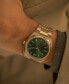 ფოტო #8 პროდუქტის Men's Odyssey II Gold-Tone Stainless Steel Bracelet Watch 40mm