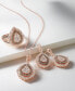 ფოტო #5 პროდუქტის Nude Diamonds® & Chocolate Diamonds® Fancy 18" Pendant Necklace (1-5/8 ct. t.w.) in 14k Rose, Yellow or White Gold