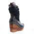 Фото #8 товара Bed Stu Bruges II F328022 Womens Black Leather Slip On Casual Dress Boots