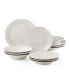 Фото #1 товара French Perle White 12 Pc. Dinnerware Set, Service for 4, Created for Macy's