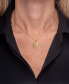 Фото #2 товара Wrapped diamond Gemini Constellation 18" Pendant Necklace (1/20 ct. tw) in 10k Yellow Gold, Created for Macy's