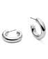 ფოტო #1 პროდუქტის Silver Hoop Earrings - Tia Mini Silver