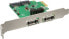 Фото #1 товара Kontroler InLine PCIe 2.0 x1 - 2x SATA III + 2x eSATA (76696B)