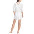 Фото #2 товара Lauren Ralph Lauren Womens Crinkle Rayon Dress Cover Up White XL (US 16-18)