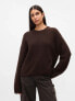 Фото #1 товара CashSoft Shaker-Stitch Crewneck Sweater