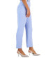 Фото #4 товара Petite Slim Straight-Leg Trousers