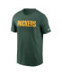 ფოტო #3 პროდუქტის Men's Bay Packers Primetime Wordmark Essential T-Shirt