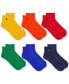 ფოტო #1 პროდუქტის Men's 6-Pk. Performance Colorful Quarter Socks