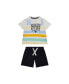 ფოტო #1 პროდუქტის Baby Boy Short Sleeve Shirt and Short Set