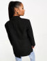 Фото #6 товара ASOS DESIGN Petite long line perfect blazer in black