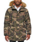 ფოტო #1 პროდუქტის Men's Parka with a Faux Fur-Hood Jacket, Created for Macy's