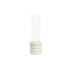 Candleholder Home ESPRIT White Natural Crystal Marble 10 x 10 x 33 cm