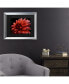 Фото #3 товара Kurt Shaffer Red Dhalia Matted Framed Art - 27" x 33"