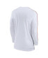 Фото #2 товара Men's White Texas Longhorns 2024 Sideline Coach UV Performance Long Sleeve T-Shirt