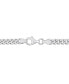 ფოტო #4 პროდუქტის Lab-Grown Ruby Chain Link Bracelet (1-1/7 ct. t.w.) in Sterling Silver