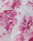 Фото #5 товара Платье с асимметричным обрезом и оборками BCX Juniors' в цветочном жаккардовом принте