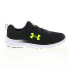 Фото #1 товара Under Armour Charged Assert 10 Mens Black Canvas Athletic Running Shoes