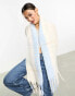 Фото #4 товара ALDO Nerilly blanket scarf in white and pale blue