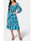 ფოტო #1 პროდუქტის Women's Printed Chiffon Midi Dress