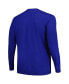 ფოტო #2 პროდუქტის Men's Royal Kansas Jayhawks Big and Tall Arch Long Sleeve T-shirt