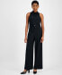 ფოტო #1 პროდუქტის Women's Cowlneck Wide-Leg Jumpsuit