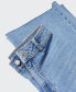 Фото #7 товара Women's High Waist Culotte Jeans