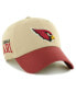 ფოტო #1 პროდუქტის 47 Brand Men's Khaki/Cardinal Arizona Cardinals Ashford Clean Up Adjustable Hat