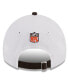 Фото #2 товара Men's White, Brown Cleveland Browns 2023 Sideline 9TWENTY Adjustable Hat