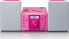 Фото #3 товара Музыкальный центр Lenco MC-013BU Детский компакт-система с радио, CD-плеером, LCD-дисплеем, AUX-входом, 2 x 2 Вт RMS, наклейками, синий