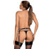 Фото #3 товара Костюм для БДСМ Obsessive Leather Look Suspender Belt OS